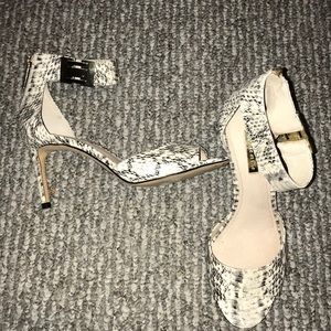 Faux snake skin with Gold Buckle